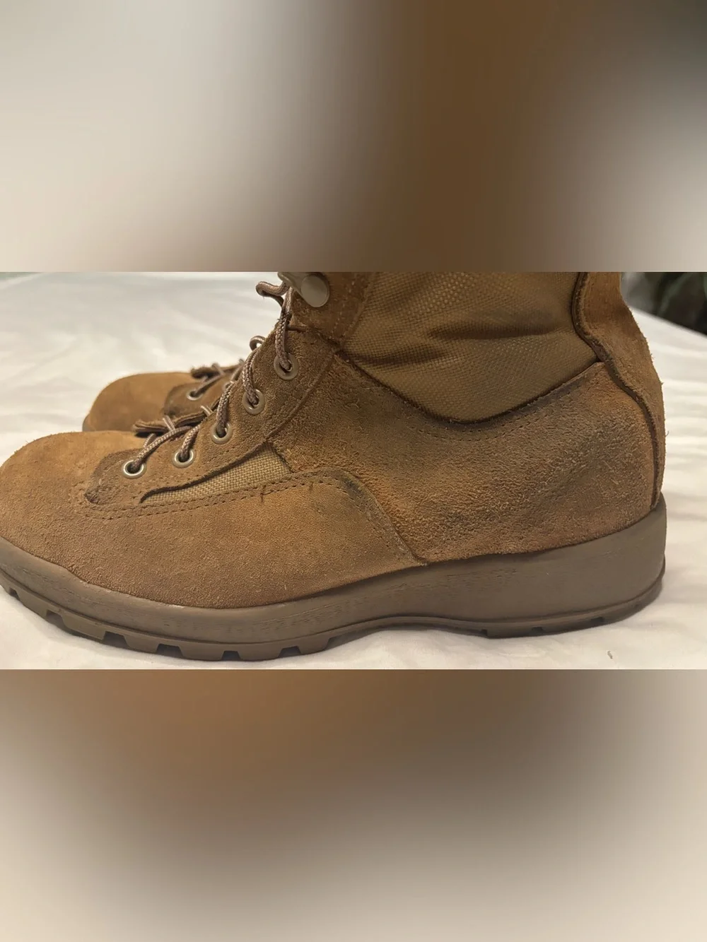 McRae US Army Combat Boots Coyote Brown Size 9W Wide Military Vibram 8430-01-632